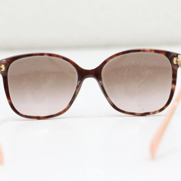 Prada Women's SPR01O 55 17 UE0-0A6 Spotted Brown Pink/Brown Graidient Sunglasses - Picture 1 of 16